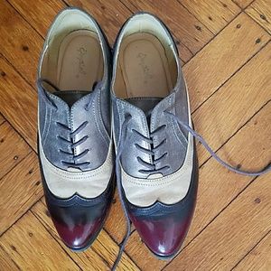 Multi fabric Oxfords